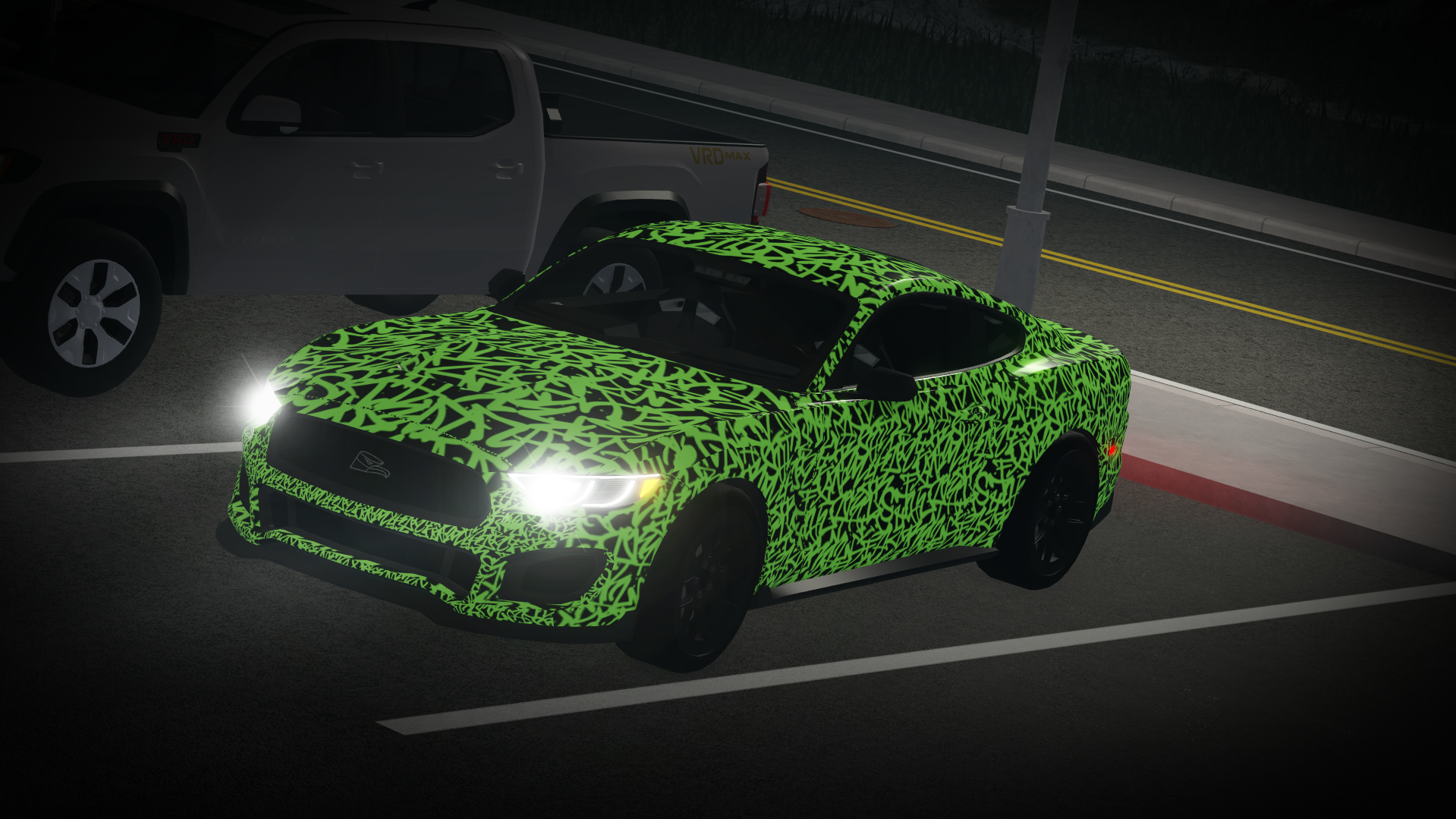 Wrapped ER:LC vehicle